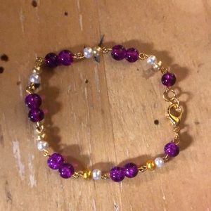 Purple bracelet